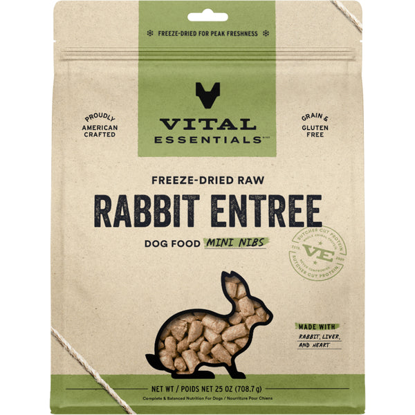 Vital Essentials Raw Rabbit Entree Mini Nibs