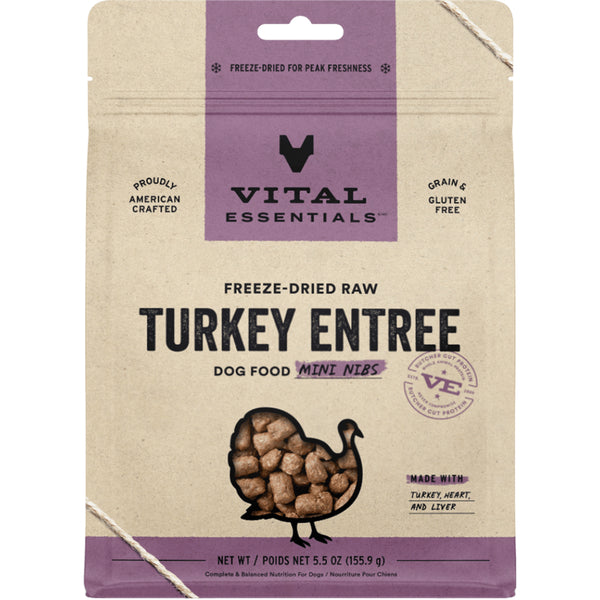 Vital Essentials Raw Turkey Entree Mini Nibs
