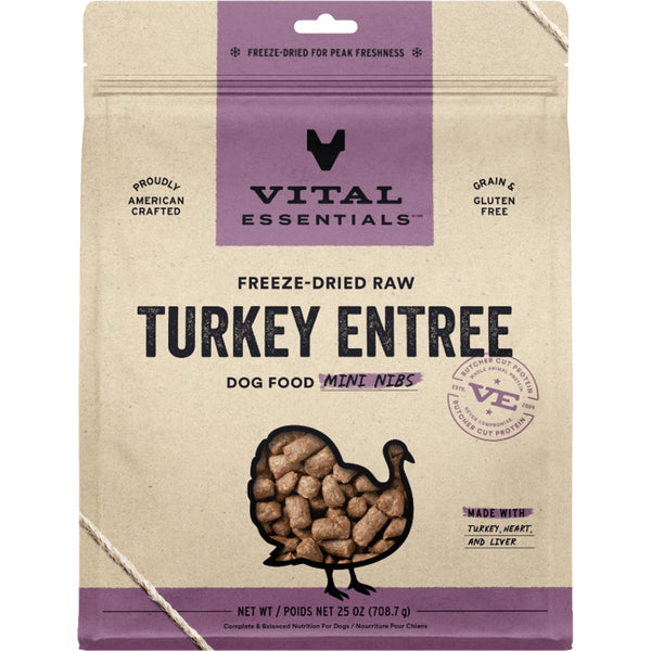 Vital Essentials Raw Turkey Entree Mini Nibs