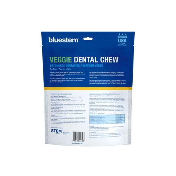 BLUESTEM Veggie Dental Chews w/coactiv+ Small 30CT