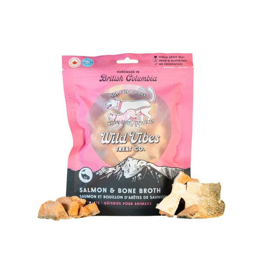 WILD VIBES Salmon and Bone Broth 75GM (12)