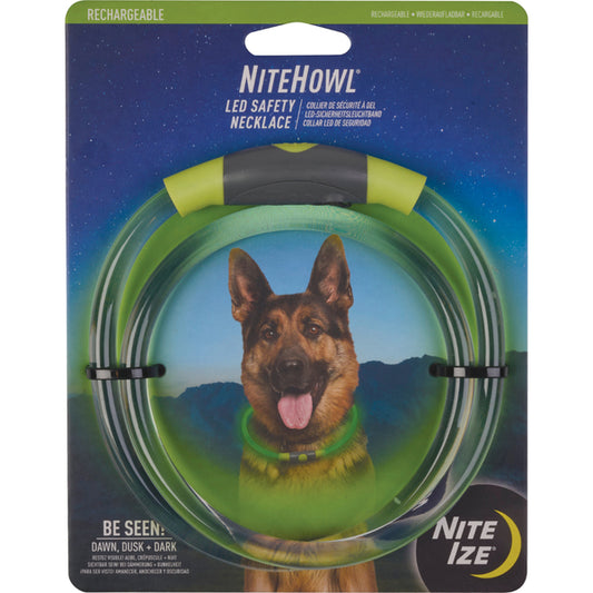 NiteHowl Rechargeable LED Necklace Green