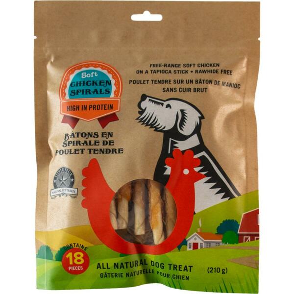 Silver Spur Soft Chicken Spirals 210GM