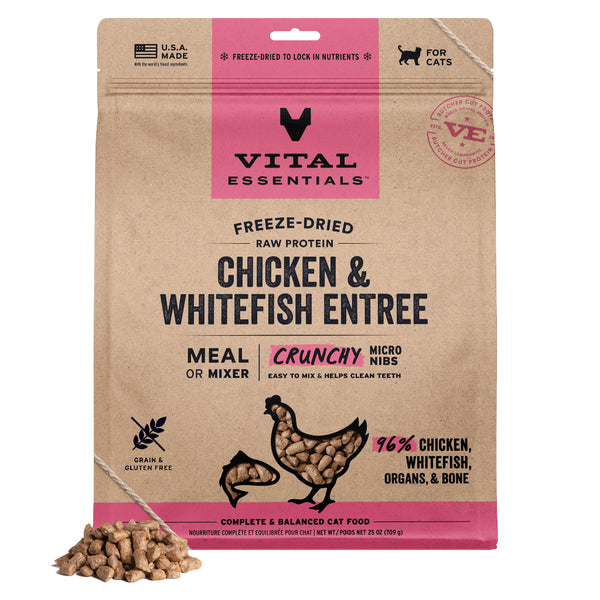 Vital Essential Chicken & Whitefish Entree Micro Nibs | Cat
