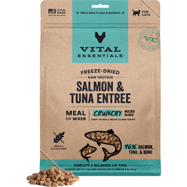 Vital Essential Salmon & Tuna Entree Micro Nibs| Cat
