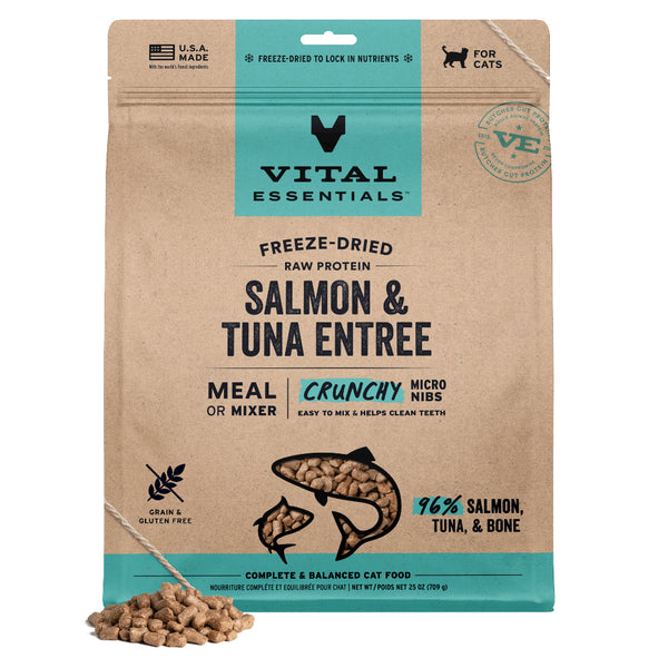 Vital Essential Salmon & Tuna Entree Micro Nibs| Cat