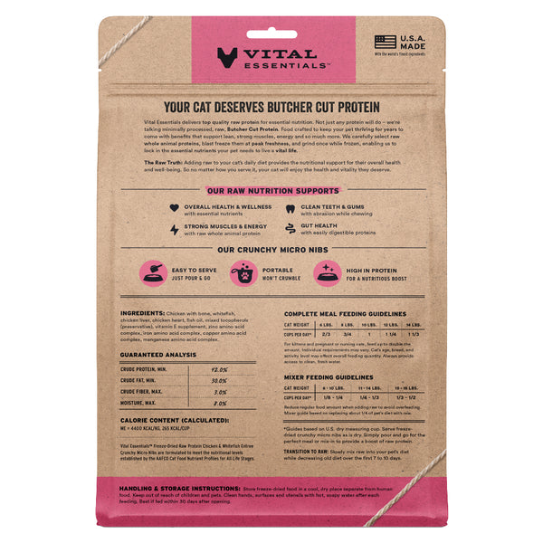 Vital Essential Chicken & Whitefish Entree Micro Nibs | Cat