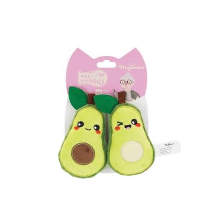 HugSmart Meow Buddies Crazy Catcher Avocado Cat Toy