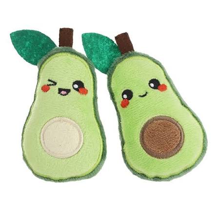 HugSmart Meow Buddies Crazy Catcher Avocado Cat Toy