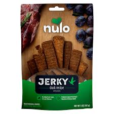 Nulo FreeStyle - Grain-Free Jerky Strips - Duck Recipe with Plums