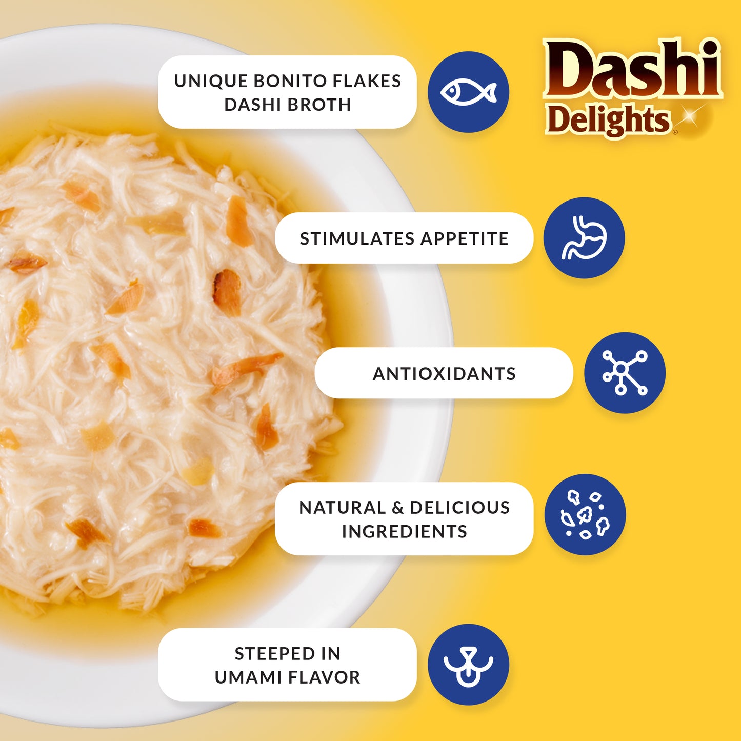 Inaba Dashi Delights Chicken & Bonito Flakes Recipe 2.5oz