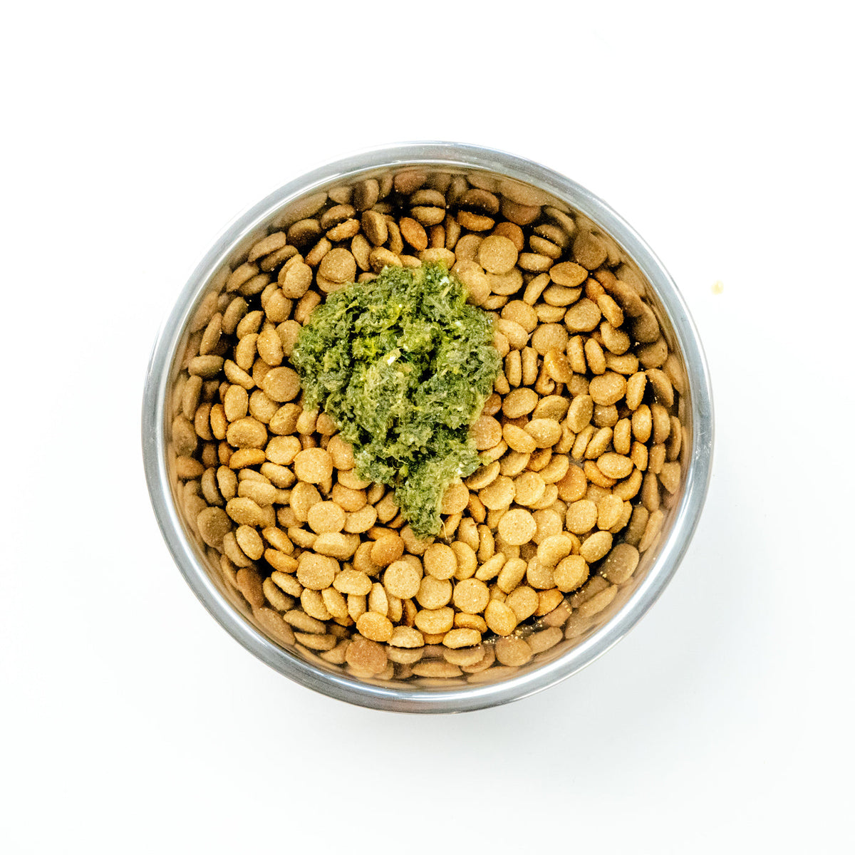 Green Juju Just Greens Blend with Nettles rehydrated as a topper