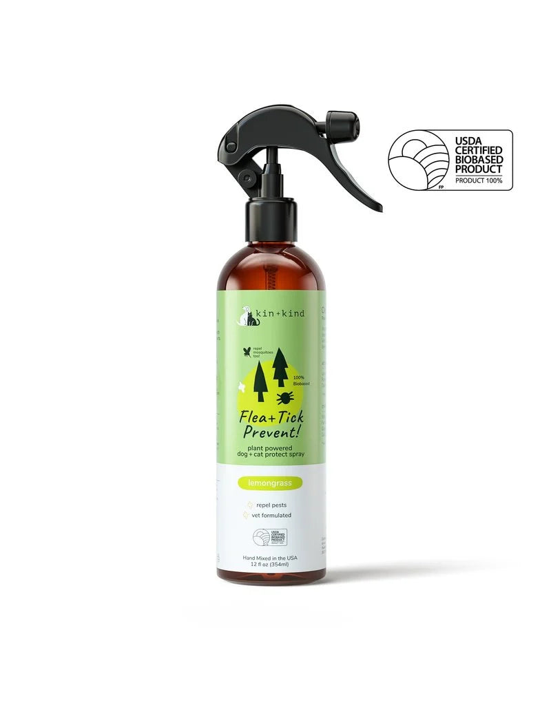 KIN+KIND Outdoor Shield Spray - Lemongrass 12oz