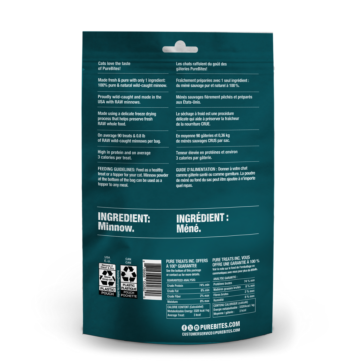 PureBites Freeze-Dried Minnow Cat Treats – 31 g – official PureBites image 2
