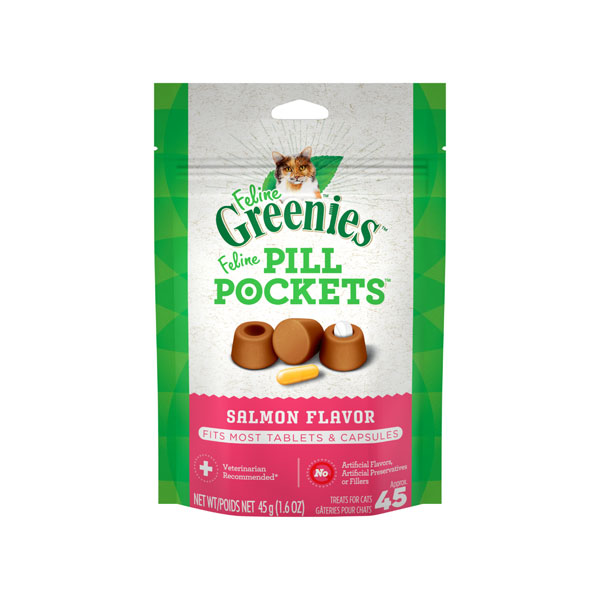 GREENIES Pill Pockets Salmon 1.6OZ (6) | Cat