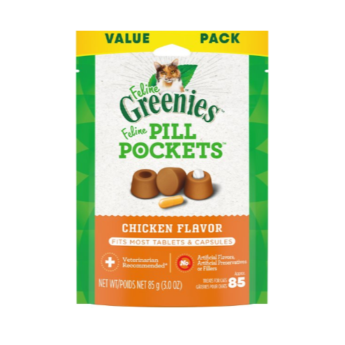 GREENIES Pill Pockets Chicken 1.6OZ (6) | Cat