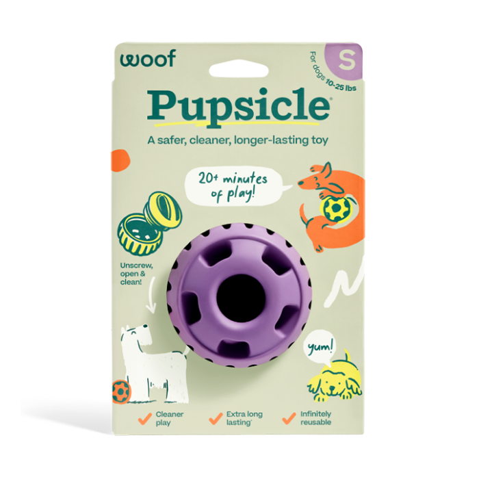 Woof Pet Dog Pupsicle Toy Lavender