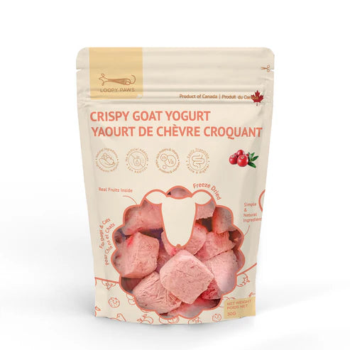 Loopy Paws Crispy Goat Yogurt Cranberry