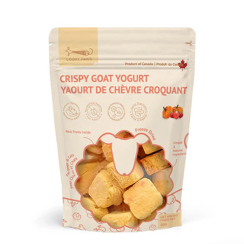Loopy Paws Crispy Goat Yogurt Pumpkin and Strawberry