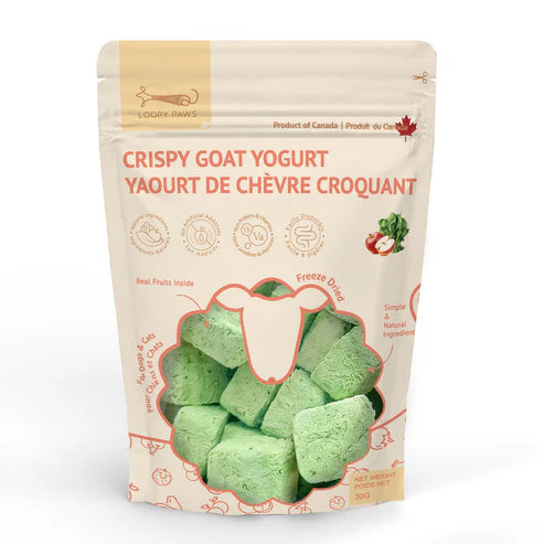 Loopy Paws Crispy Goat Yogurt Veggie and Apple