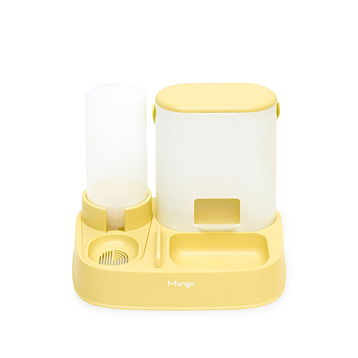 Mango 2-in-1 gravity pet feeder and water dispenser – front