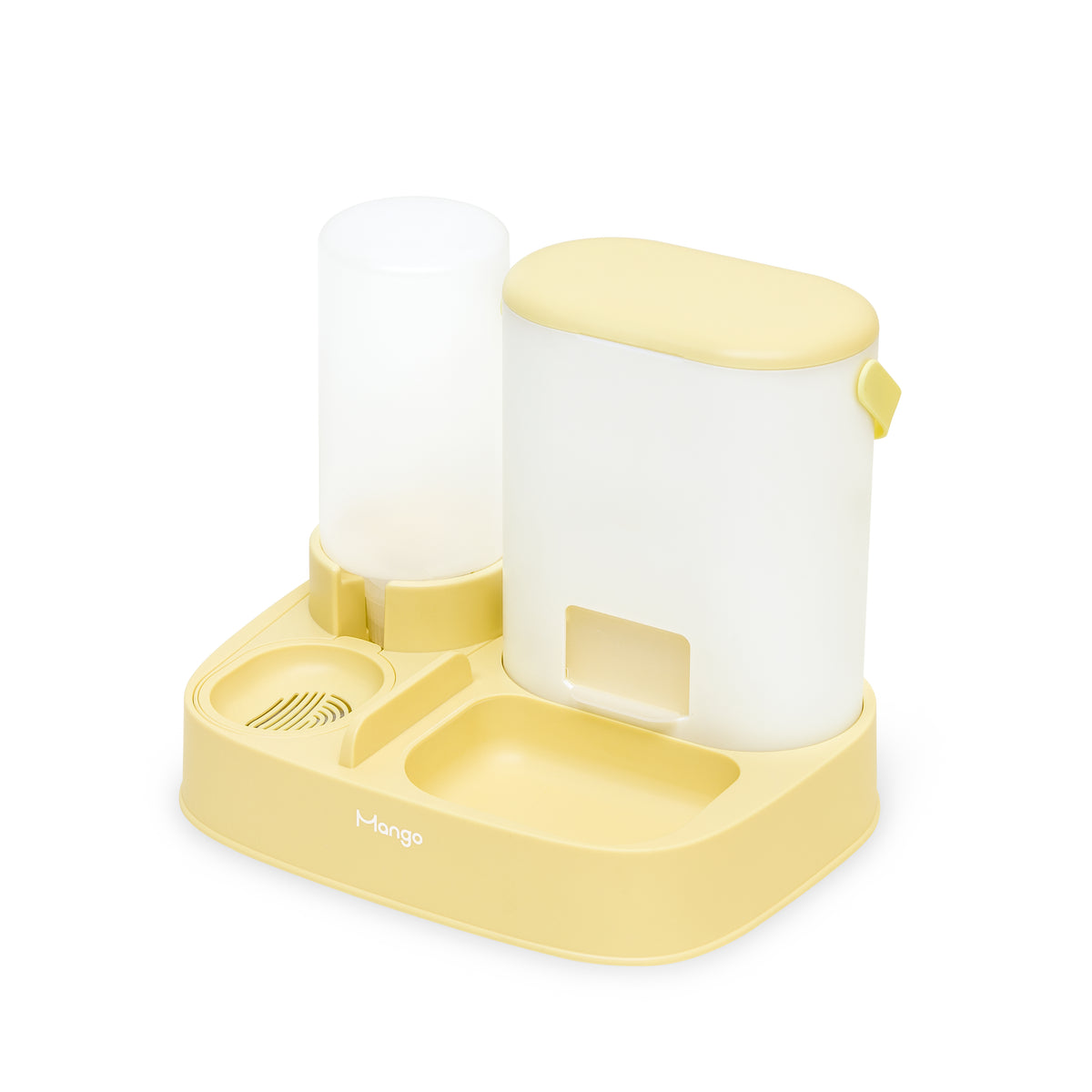 Mango 2-in-1 gravity pet feeder and water dispenser – side
