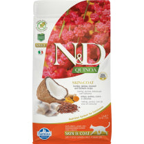 FARMINA N&D QUINOA Cat Skin & Coat Herring 1.5kg