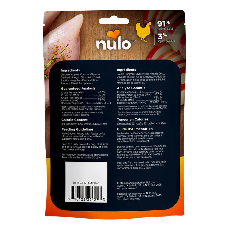Nulo-FreeStyle-Jerky Strips Chicken With Apples Recipe