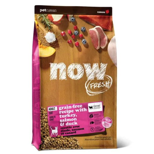 NOW FRESH NOW Turkey Salmon & Duck Adult 8LB (4) | Cat