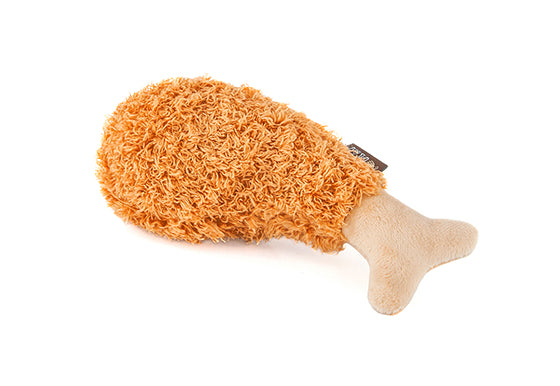 P.L.A.Y. American Classic Fluffy's Fried Chicken plush dog toy