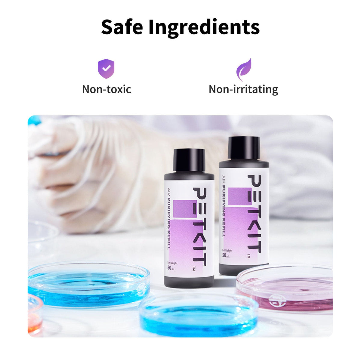 PETKIT Purifying Liquid Refill safe for pets