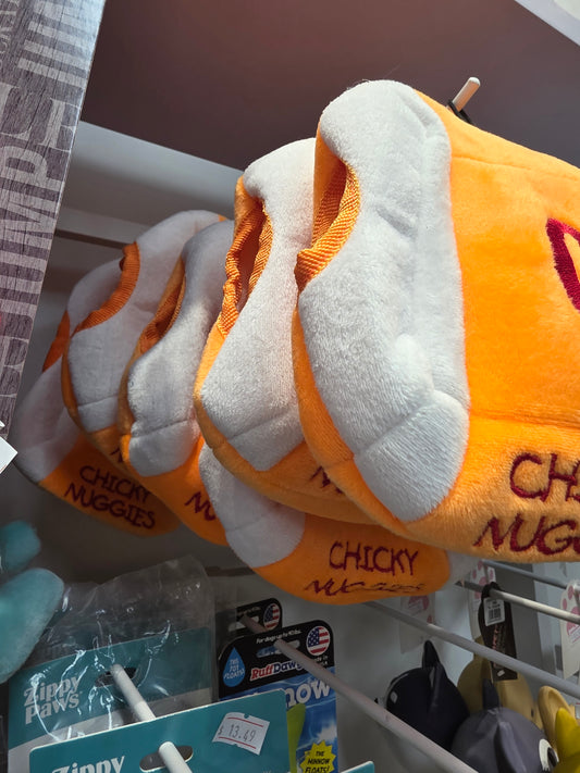 Cosmo furbabies chicken nuggets dog toy