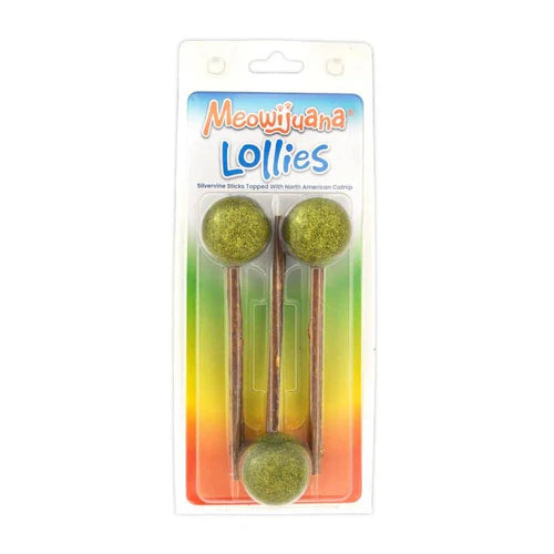 Meowijuana Cat Catnip & Silvervine Lollies