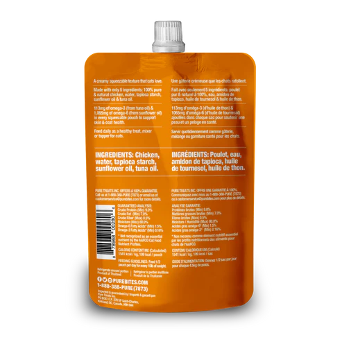 PUREBITES Squeezables Skin & Coat 15/71GM | Cat