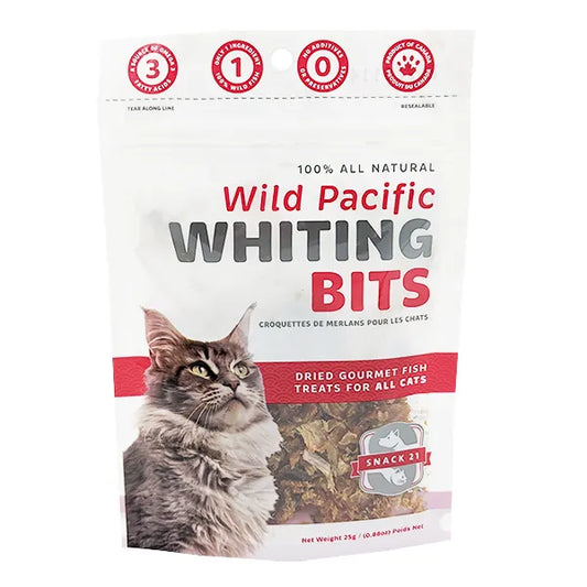 SNACK 21 Pacific Whiting Bits 25GM | Cat