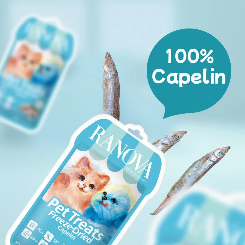 Ranova Freeze Dried Capelin-40g