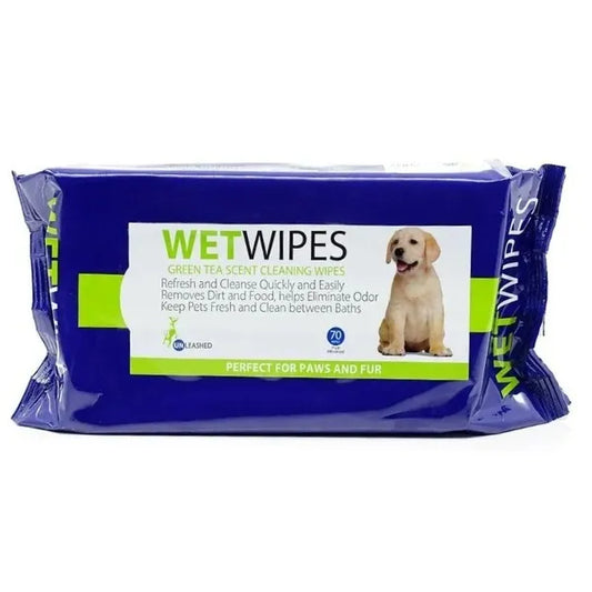 UNLEASHED Unleashed Pet Wipes 7x8&quot 70PK