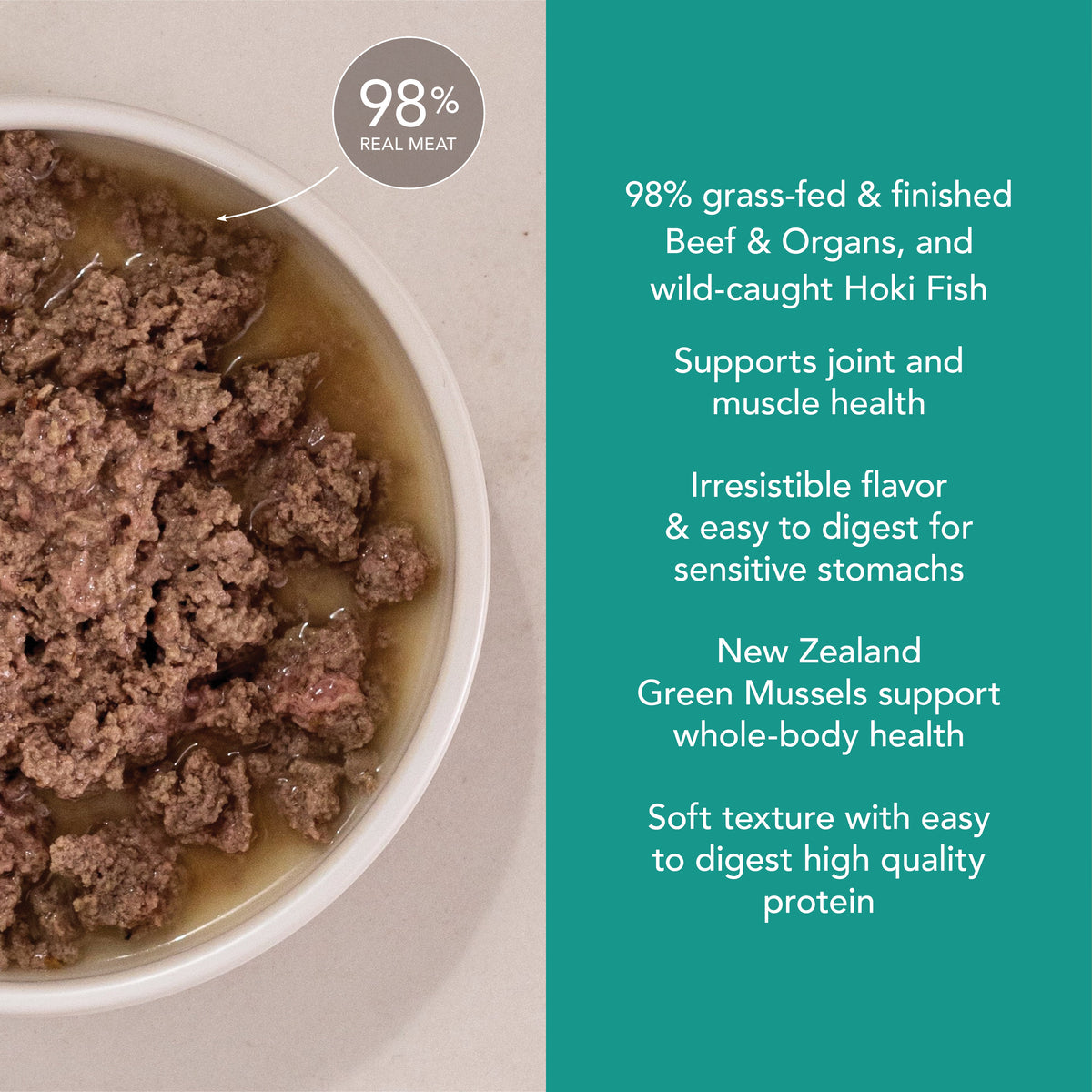 Feline Natural Beef & Hoki Feast - official product image