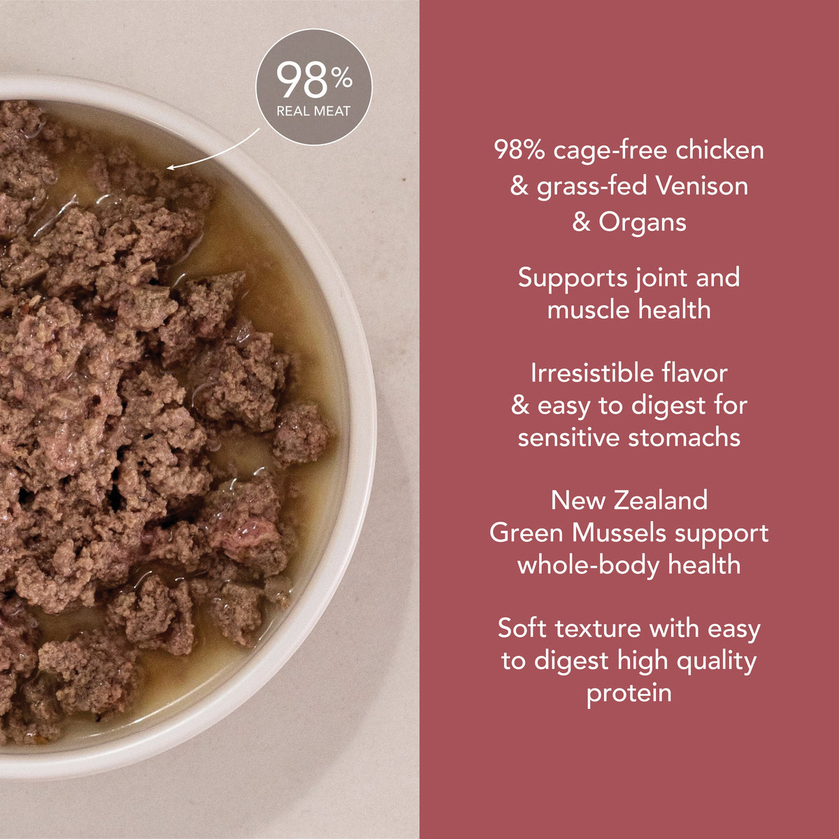 Feline Natural Chicken & Venison Feast - official product image