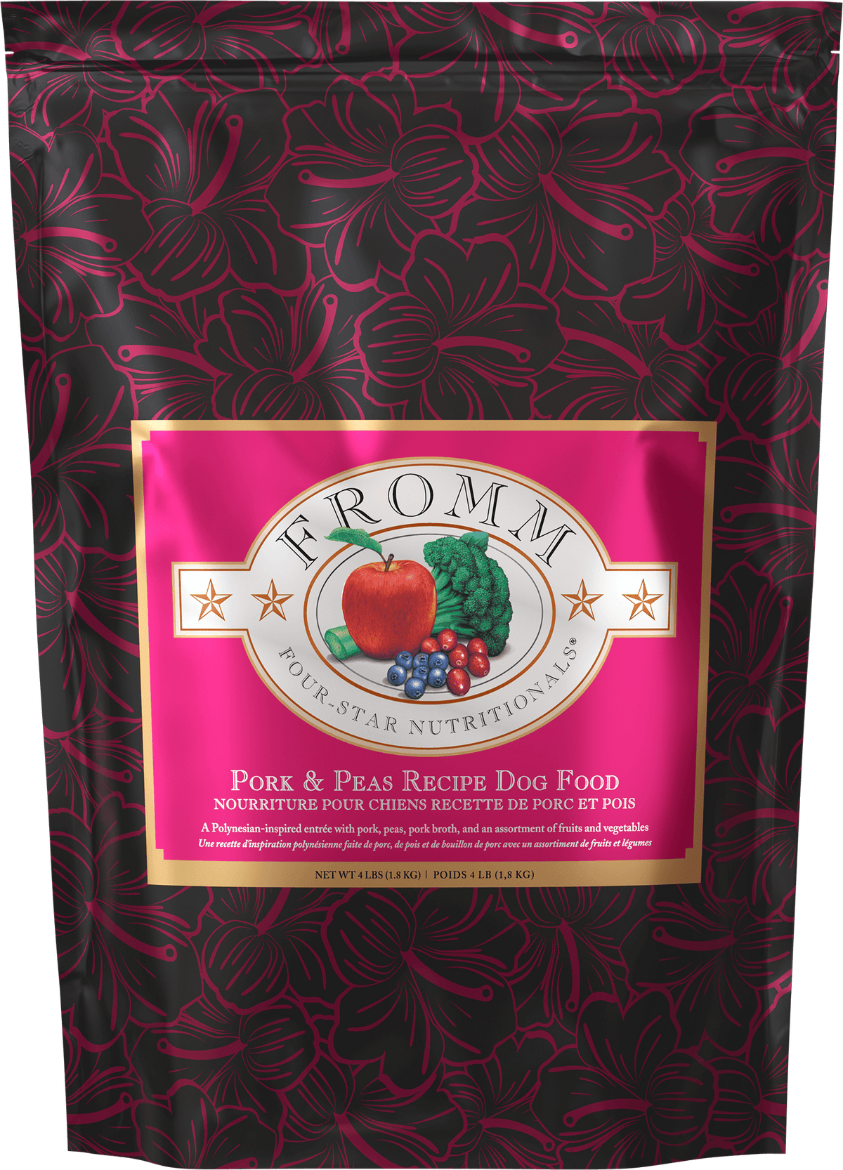 Fromm Four-Star Pork & Peas Recipe Dog Food 4 lb (1.8 kg) bag