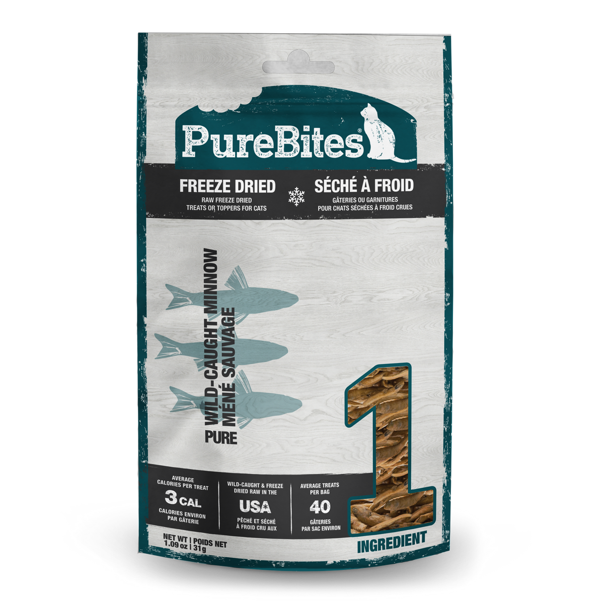 PureBites Freeze-Dried Chicken Breast Cat Treats – 31 g – official PureBites image 1