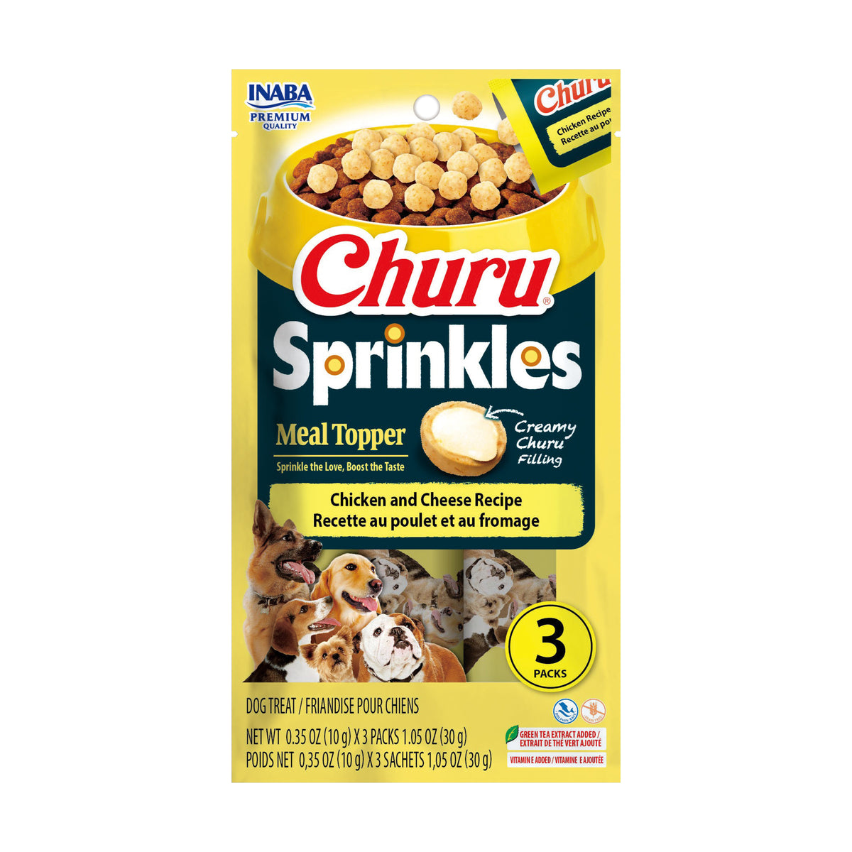 Inaba Churu Sprinkles Chicken and Cheese Recipe – official product image