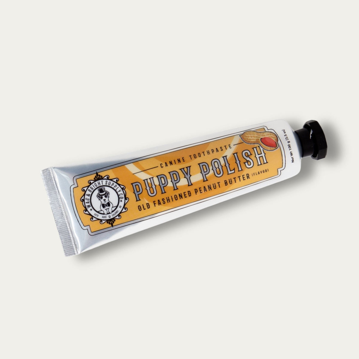 Wag & Bright Puppy Polish Peanut Butter Dog Toothpaste