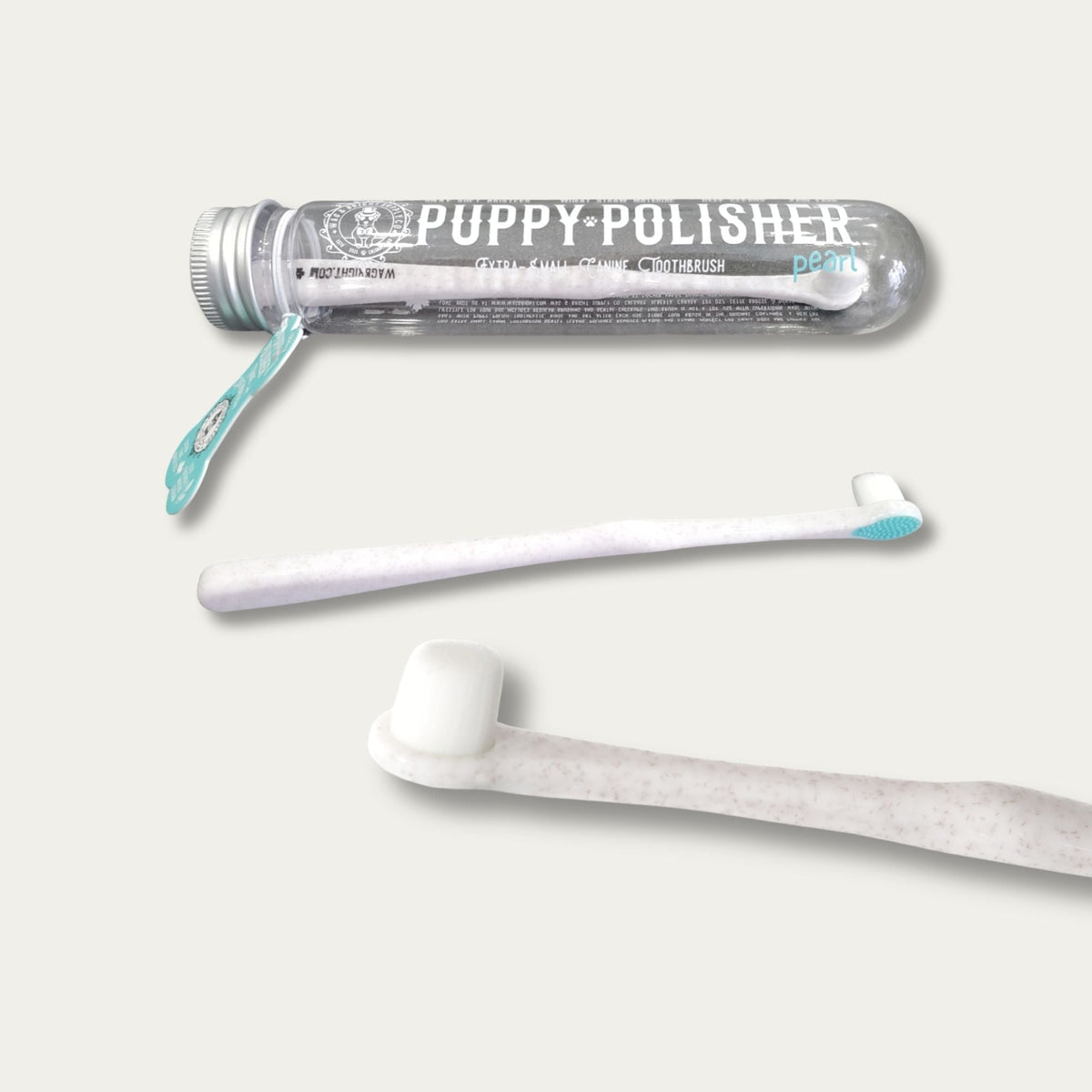 Wag & Bright Puppy Polisher Pearl XS Eco Dog Toothbrush