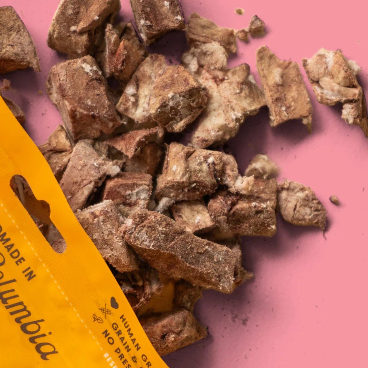 Wild Vibes Freeze-Dried Lamb Heart & Bone Broth Dog Treats – 80 g