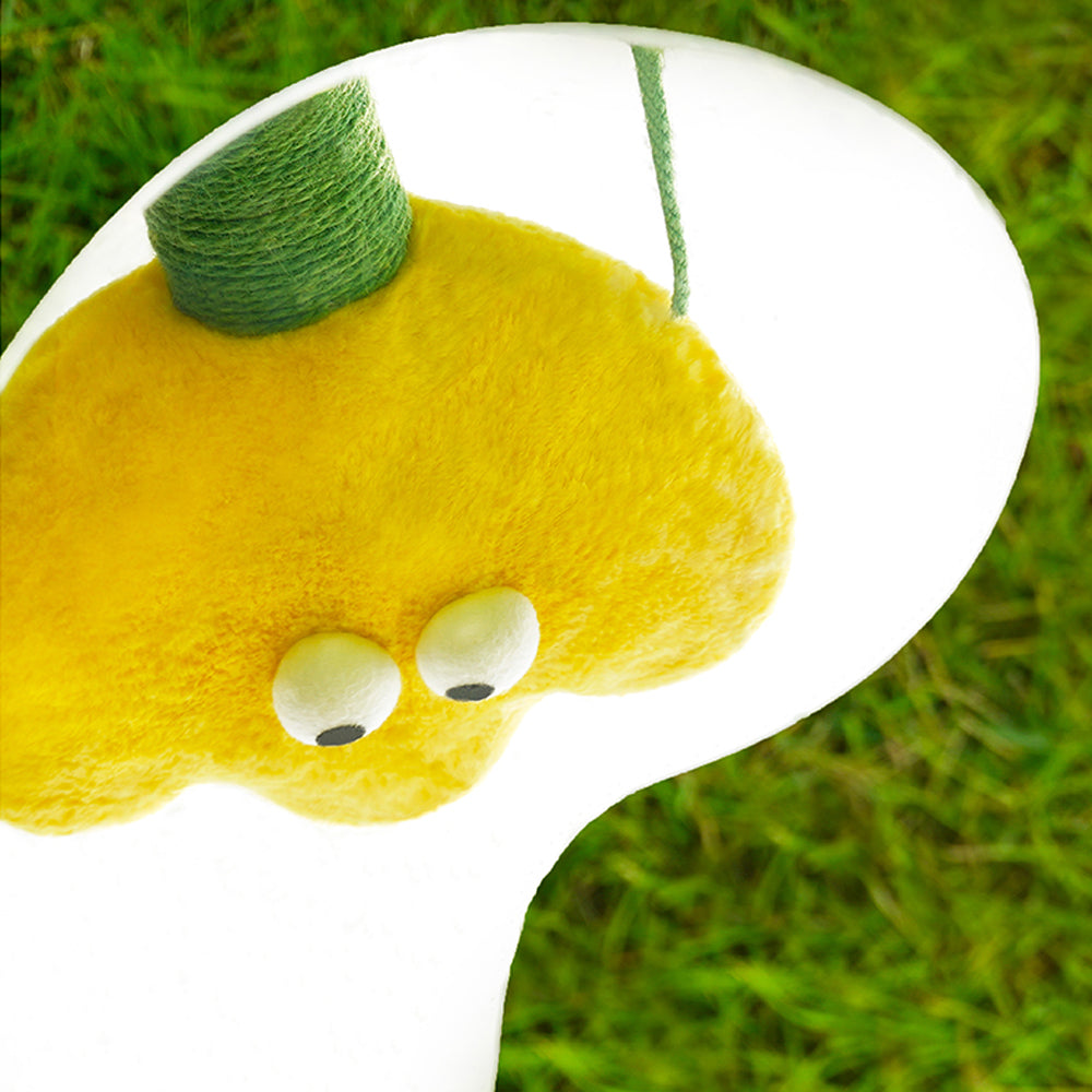 Zeze Tulip Cat Scratching Post – Yellow