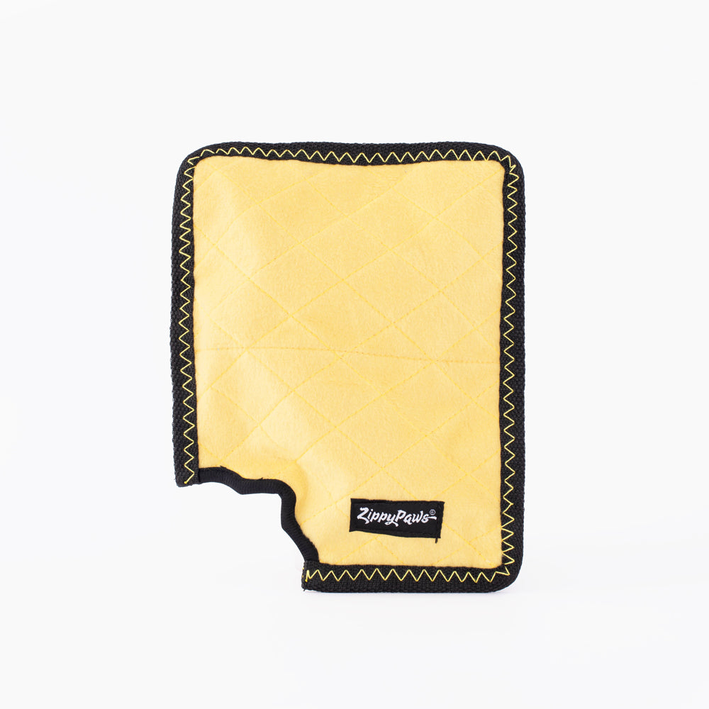 ZippyPaws Z-Stitch Yellow Notepad ZP934 - back view