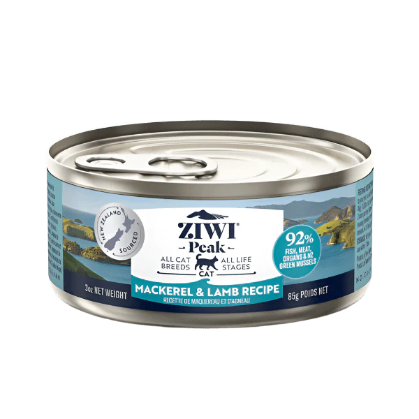 ZIWI Peak Cat Mackerel & Lamb 6/3 oz Cans