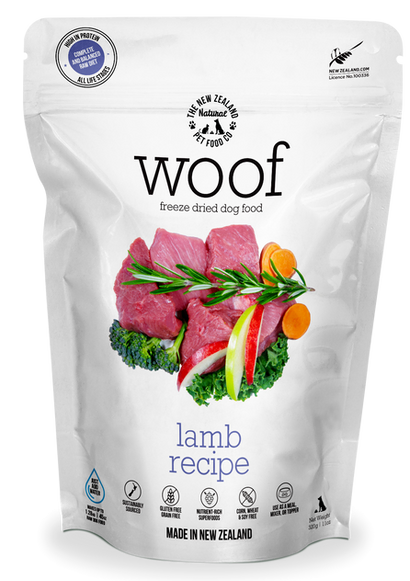 Woof Freeze Dried Dog Food - Lamb