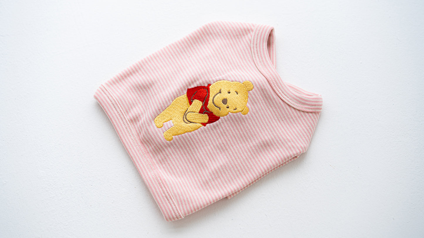 Baby stripe cardigan _ Pooh